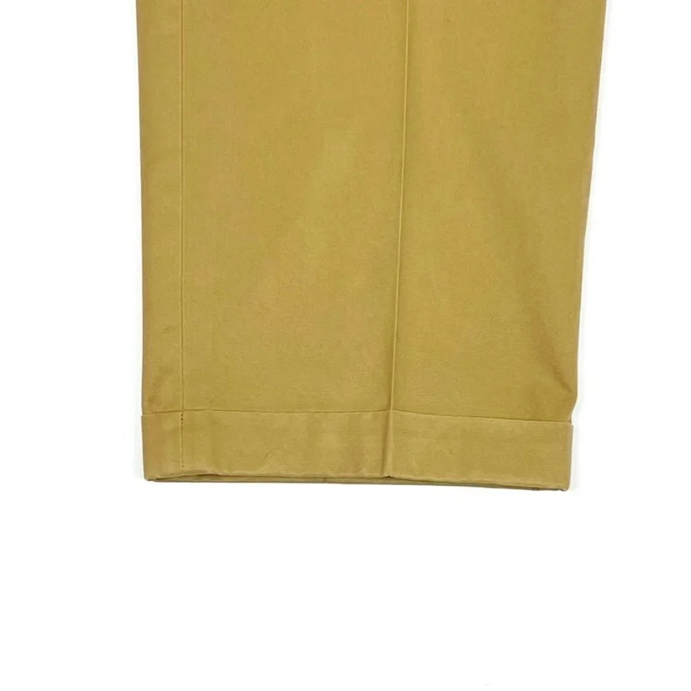 John W. Nordstrom Trouser Mens 34x30 Tan Wrinkle Free 100% Supima Cotton Pants